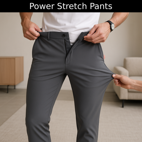 Power Stretch Pants for Men (Set of 2)